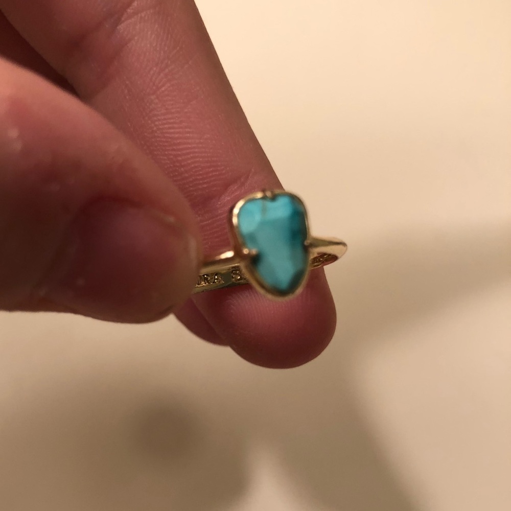 KENDRA SCOTT - Brand New Blue Turquoise Ring